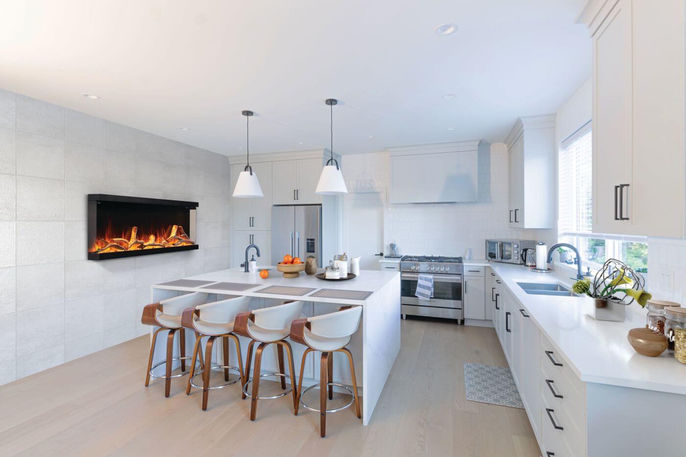 Astound 74 FlexMount Electric Fireplace