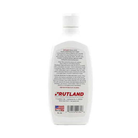 Rutland Glass Cleaner Conditioner 8oz - Rutland -Apex Fireplaces