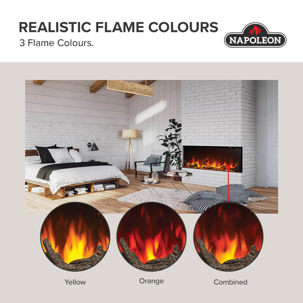 Astound 74 FlexMount Electric Fireplace