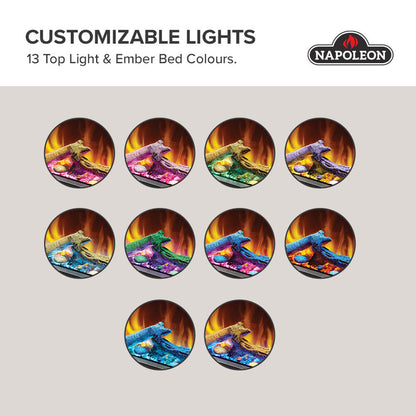 Astound 74 FlexMount Electric Fireplace