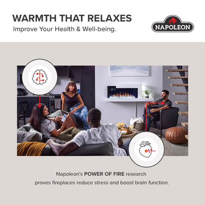 Astound 74 FlexMount Electric Fireplace