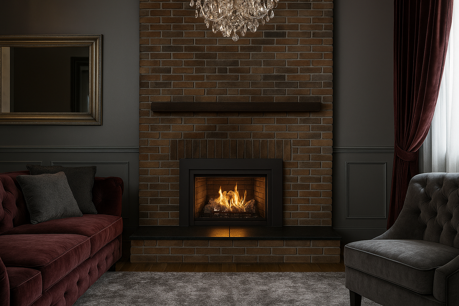 gas fireplace insert 